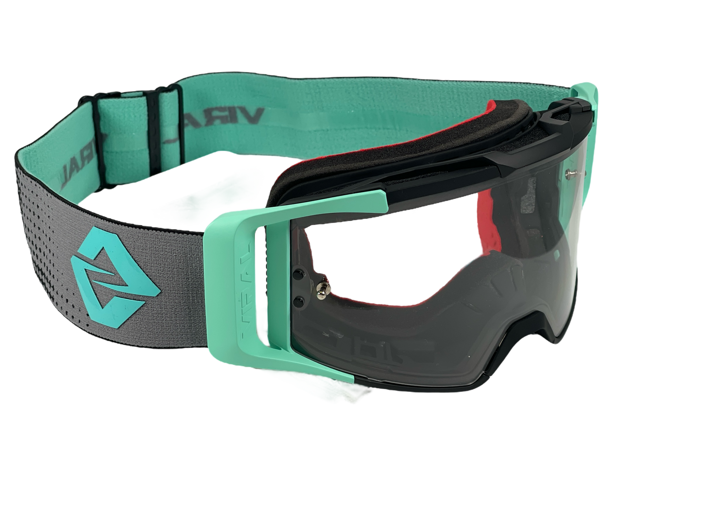 25 Signature Series GREY BLACK TEAL Goggle