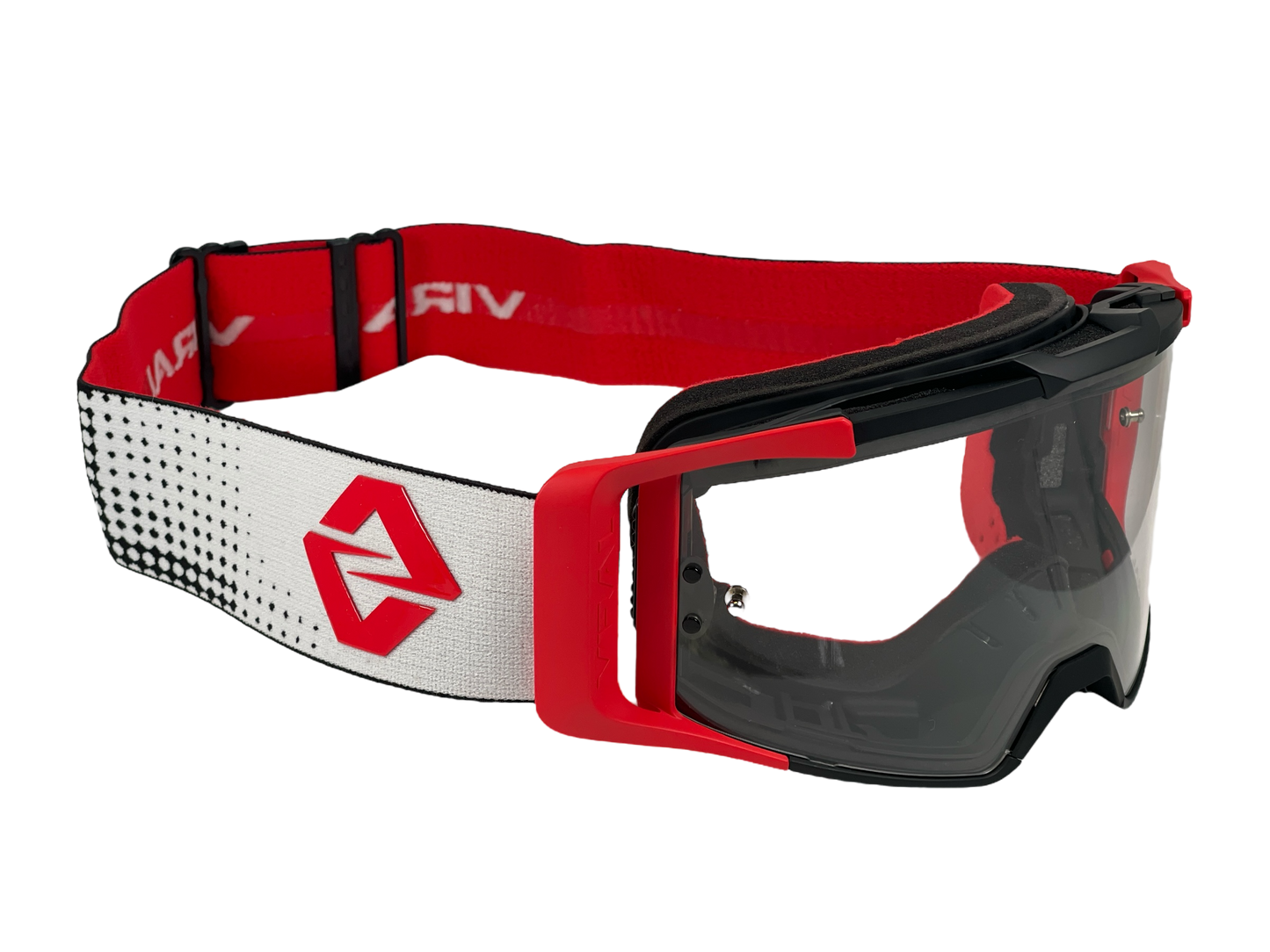 25 Signature Series BLACK WHITE RED Goggle