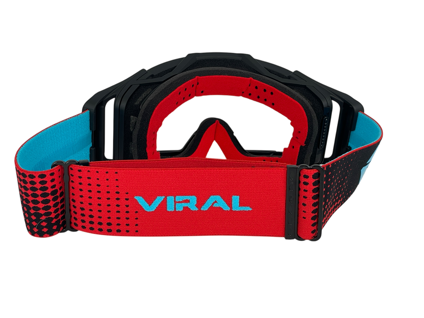 25 Signature Series RED BLACK CYAN Goggle