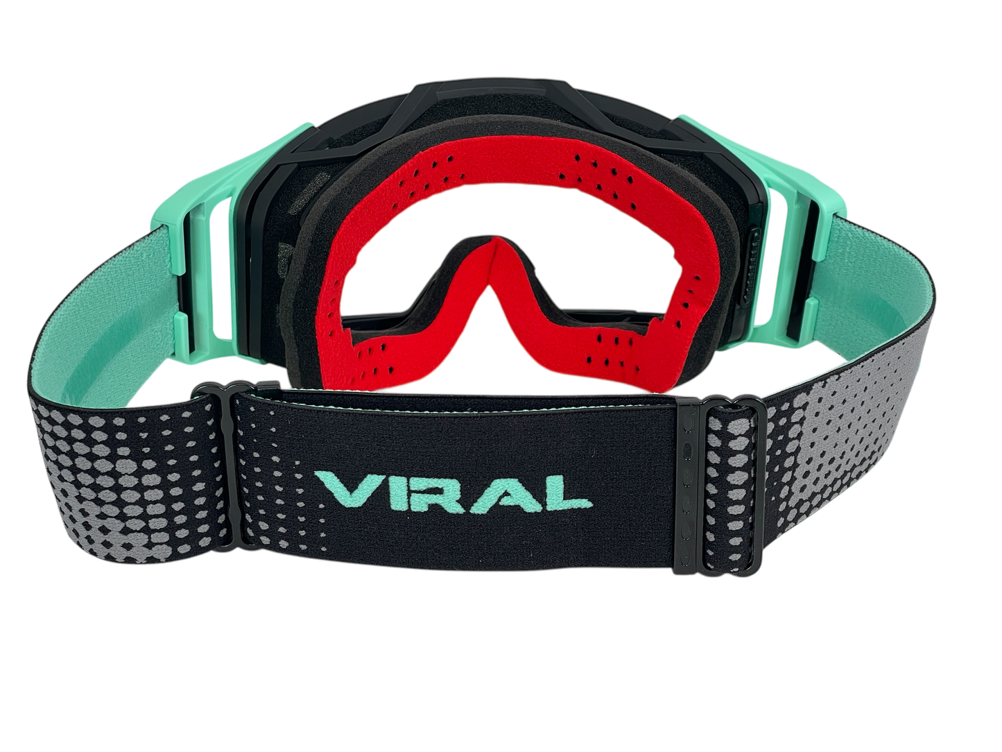 25 Signature Series GREY BLACK TEAL Goggle