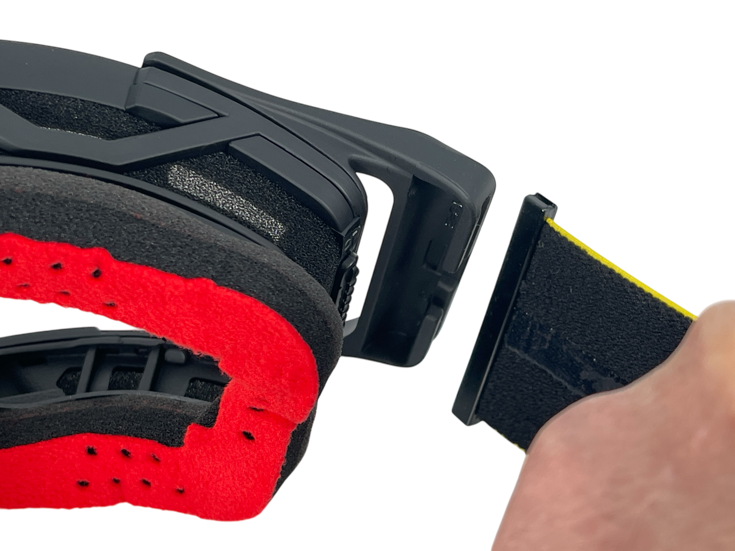 25 Signature Series RED BLACK CYAN Goggle