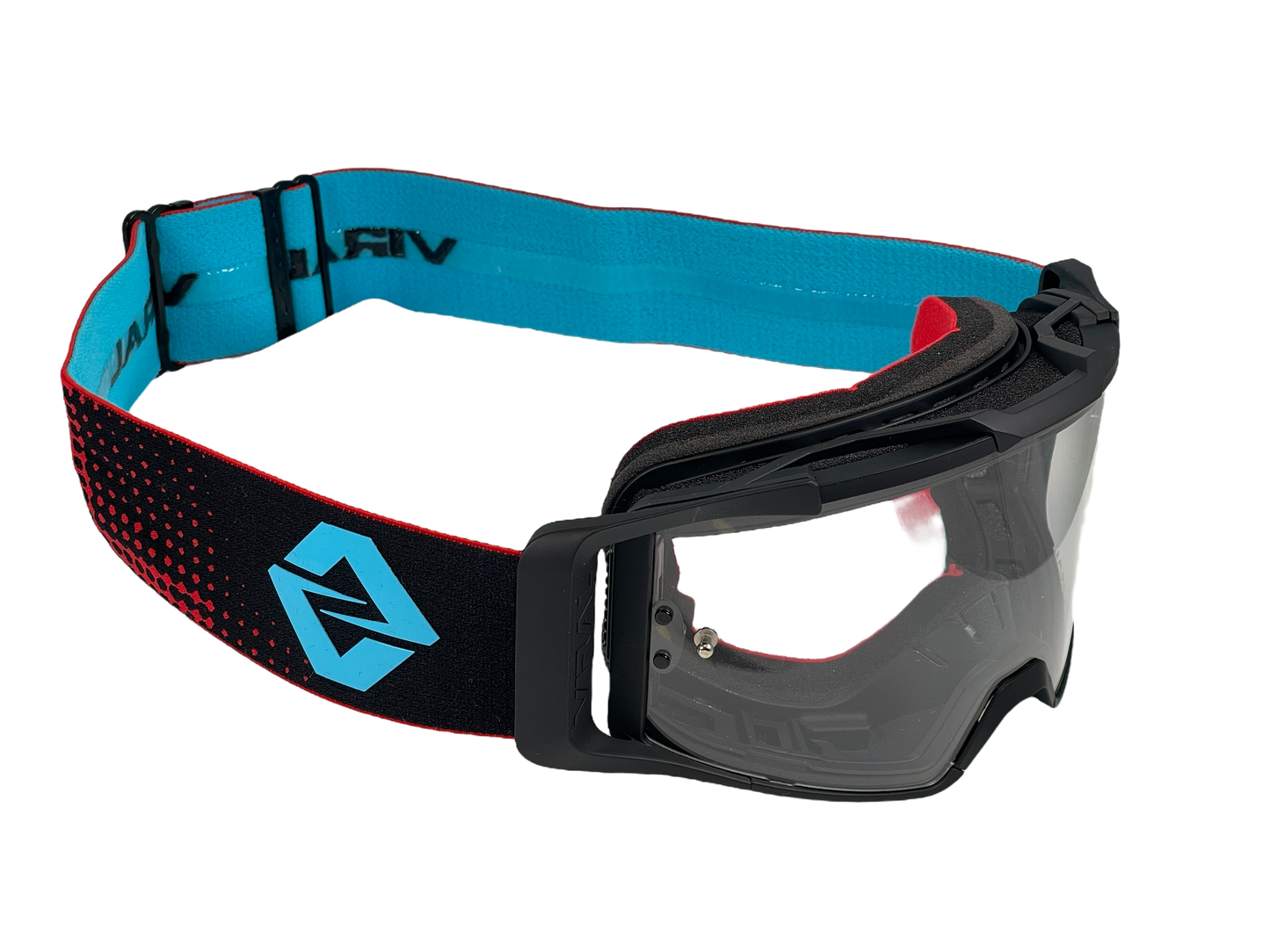 25 Signature Series RED BLACK CYAN Goggle