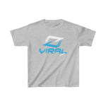 Viral Qualifier Kids Heavy Cotton™ Tee CYAN