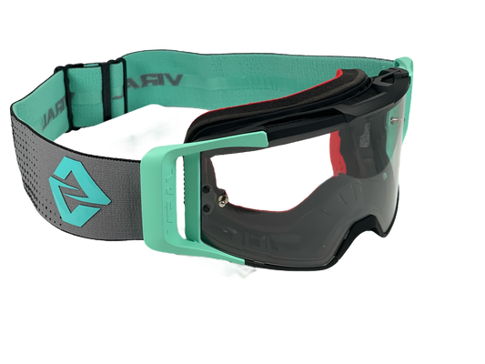 25 Signature Series GREY BLACK TEAL Goggle