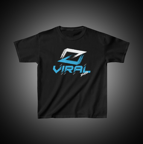 Viral Qualifier Kids Heavy Cotton™ Tee CYAN